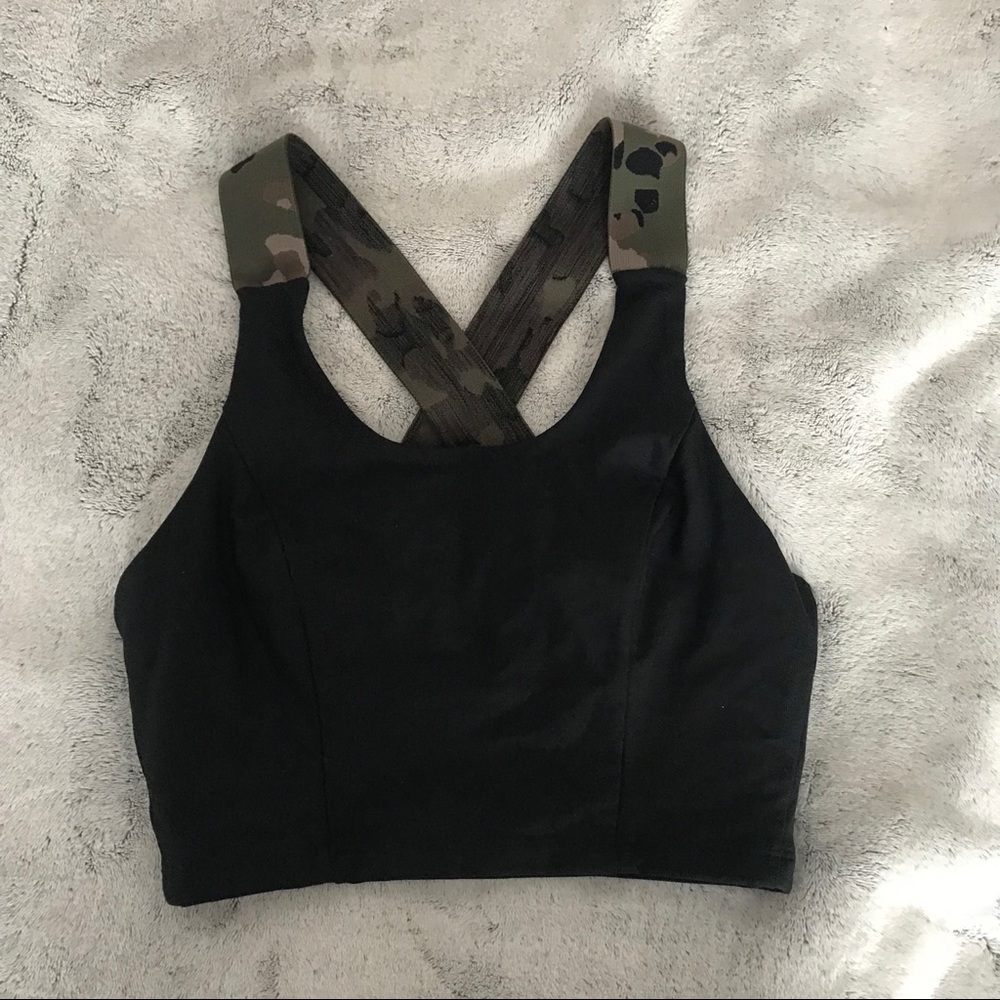 SoulCycle camo bra